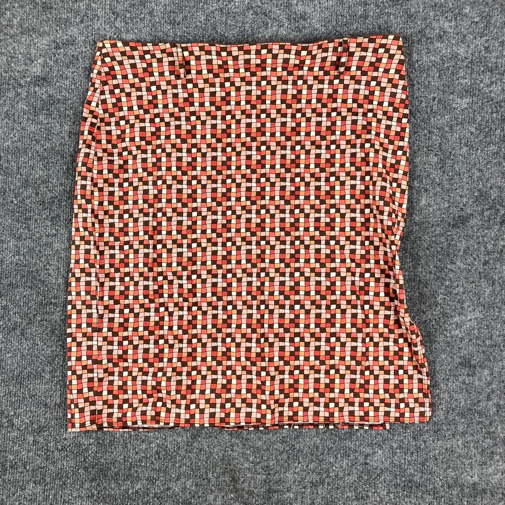 Vintage Mini Skirt in Red, Black, Cream Check Print